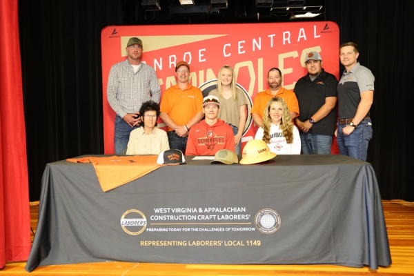 Photo for Local 1149 signing day at Monroe Central High School
