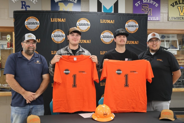Photo for Local 1085 signing day at St. Marys High School