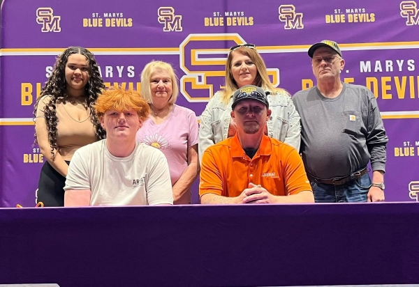 Local 984 Signing Day at St. Marys HIgh School Trenton Whitaker
