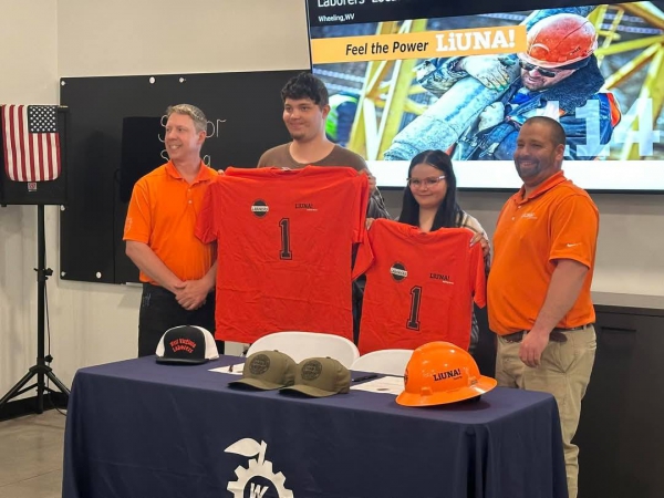 Photo for Local 1149 signing day at Wetzel County Technical Education Center